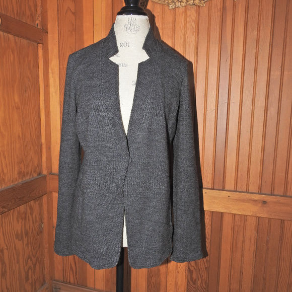 Eileen Fisher Charcoal Gray Sweater Small - Picture 1 of 8